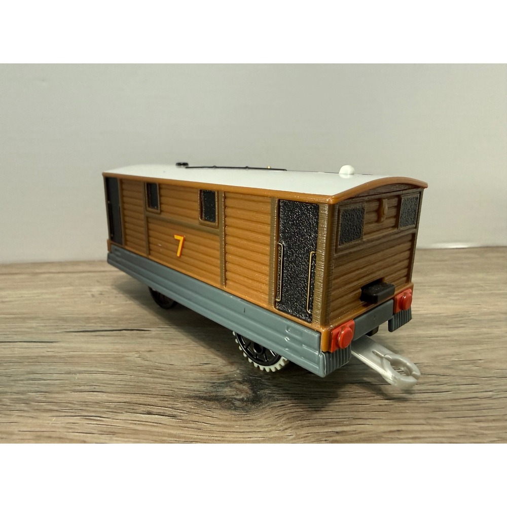 Thomas & Friends TrackMaster Toby Tram Engine Motorized Train 2013 Mattel No 7 - Picture 7 of 14